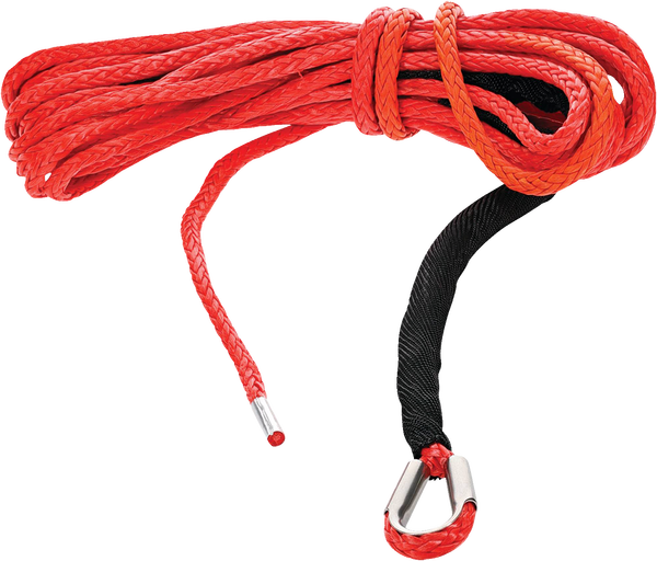 Synthetic Rope For Winch Red, 1, nordicamoto.ro