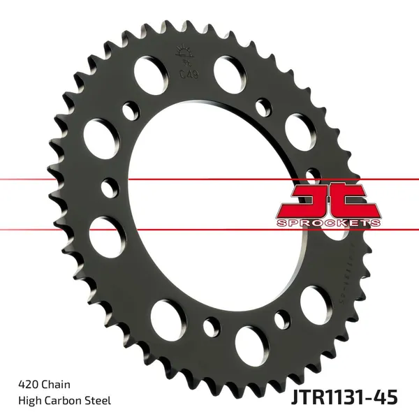 JT SPROCKETS hátsó lánckerék, természetes színű, 1, nordicamoto.ro