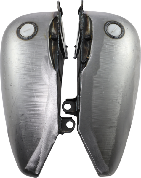 2(r) Extended Two-piece Flat-side Gas Tank Raw, 3, nordicamoto.ro