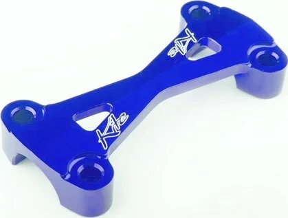 Mx-en Upper Handlebar Clamps Anodized, Blue, 1, nordicamoto.ro
