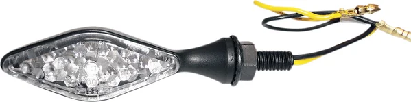 Led Ultra Mini Stem-mount Marker Lights Black, 1, nordicamoto.ro