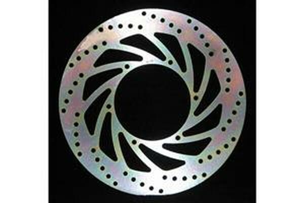 Round Hpsr Solid Brake Rotor Silver, Stainless Steel, 1, nordicamoto.ro