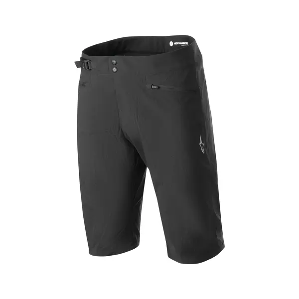 Alpinestars A-dura bélelt rövidnadrág, fekete, 30-as méret, 1, nordicamoto.ro
