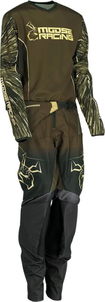 Tricou copii Moose Racing Agroid Olive/Tan XS, 3, nordicamoto.ro