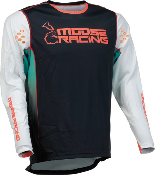 Tricou Moose Racing Agroid Black/Teal XL, 1, nordicamoto.ro