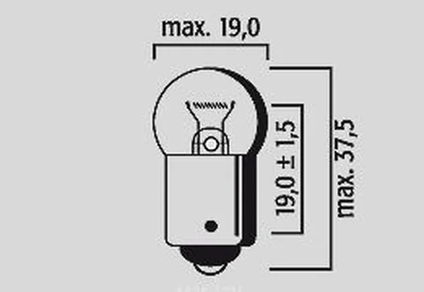 Replacement Bulb 12v-21w Clear, 2, nordicamoto.ro