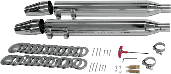 Slip-on Muffler Chrome, 1, nordicamoto.ro