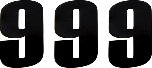 Vinyl Race Numbers Black, 1, nordicamoto.ro
