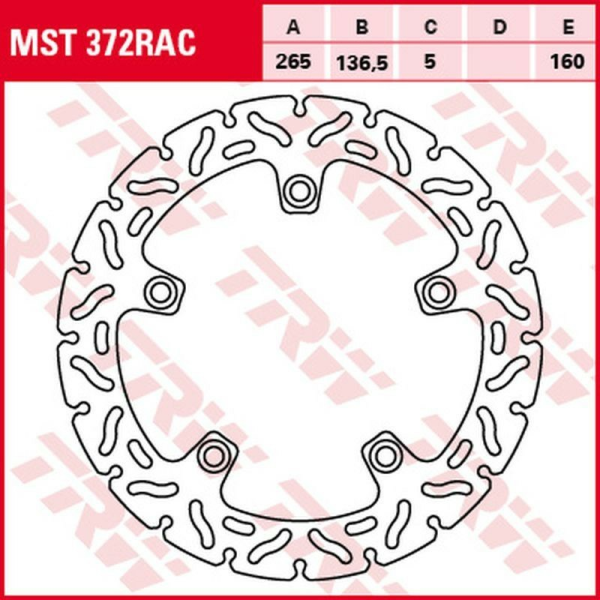 Disc frana spate TRW BMW F 650 / 800GS / ADV '08 - 'F 700GS '13 -/F 800R '09 -/ F 750 / 850GS '18 -/ S 1000XR '15 -'19/ K 1200R / S' 05-'09/ R 1200GS / ADV / R / RT / HP2 '04 -'13/ R-NINE T '13 -/ R 1200S / ST '05 -'08/ K 1300R / S '09 -'15, 1, nordicamoto.ro