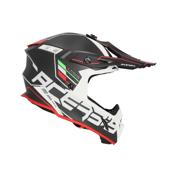 Casca Acerbis Steel Carbon 22-06 Fekete/Piros XL, 10, nordicamoto.ro