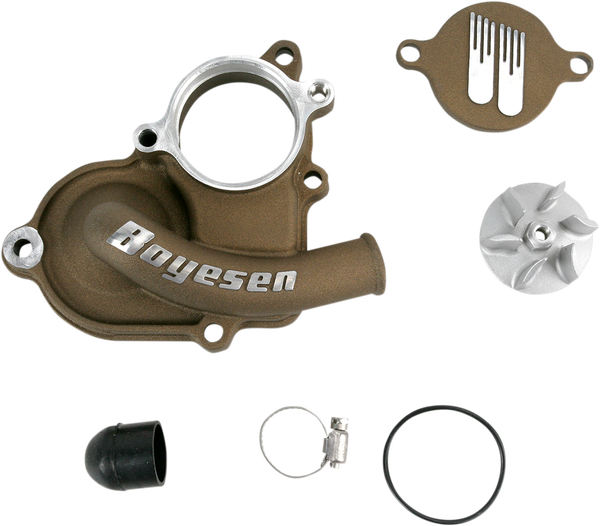 Supercooler Water Pump Cover And Impeller Kit Magnesium, Powder-coated, 1, nordicamoto.ro