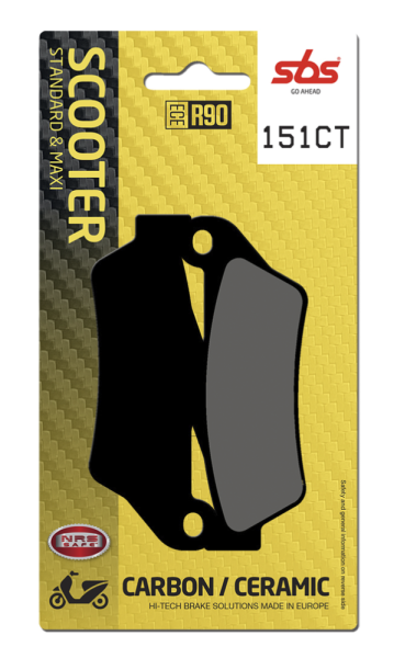 Ct Scooter Carbon Tech Organic Brake Pads, 1, nordicamoto.ro
