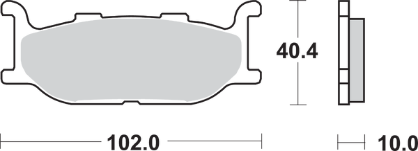 Hs Street Excel Sintered Front Brake Pads, 1, nordicamoto.ro
