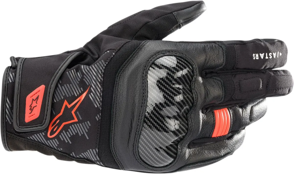 Alpinestars SMX Z Drystar bőrkesztyű – Fekete/Piros – 3XL, 1, nordicamoto.ro