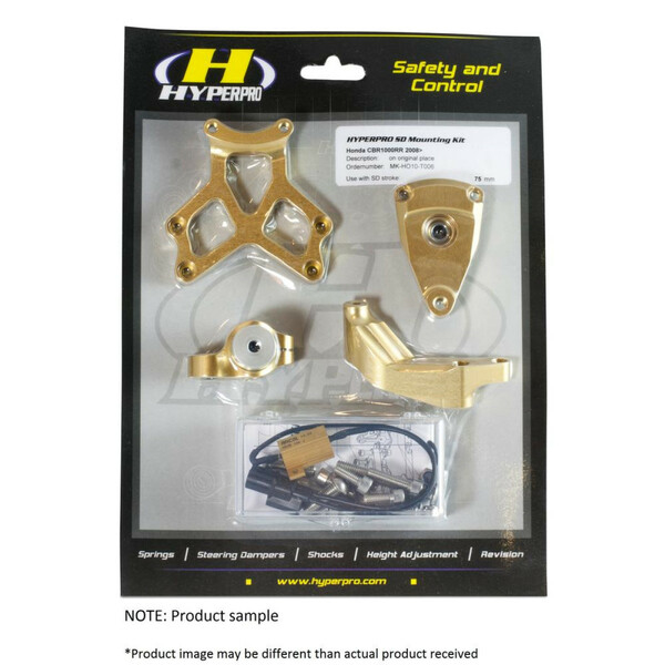 Steering Damper Mounting Kit Gold, 1, nordicamoto.ro