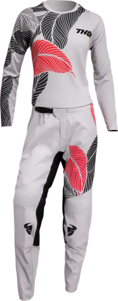 Tricou dama Thor Sector Urth Coral/Light Gray M, 4, nordicamoto.ro