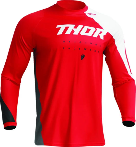 Tricou Thor Sector Edge Red/White 4XL, 1, nordicamoto.ro