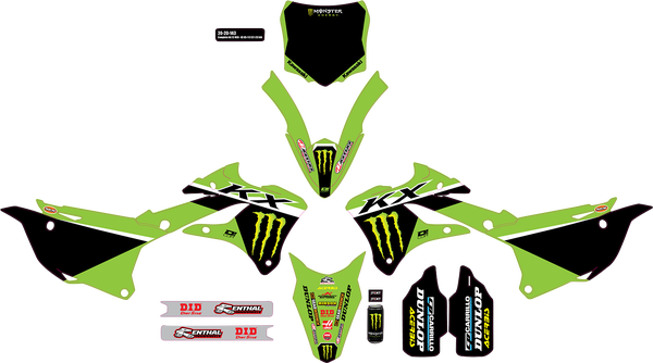 Complete Graphics Kit Green, 1, nordicamoto.ro