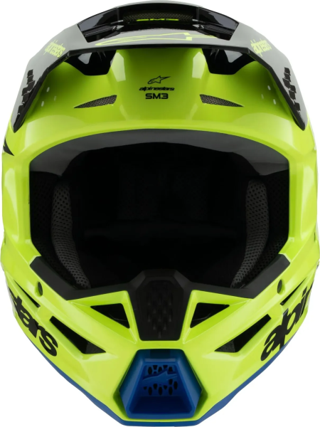 Alpinestars S-Mm3 Radium Black/Blue/Yellow M gyermek sisak, 6, nordicamoto.ro
