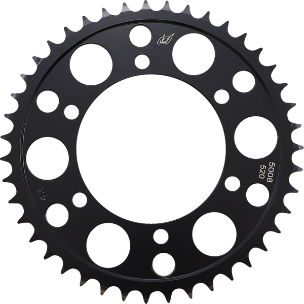 Lightweight Steel Sprocket Black, Zinc, 2, nordicamoto.ro