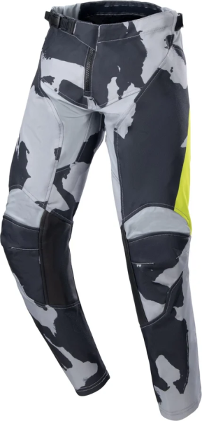Pantaloni Copii Alpinestars Racer Tactical S23 Camo Grey/Yellow 22, 5, nordicamoto.ro