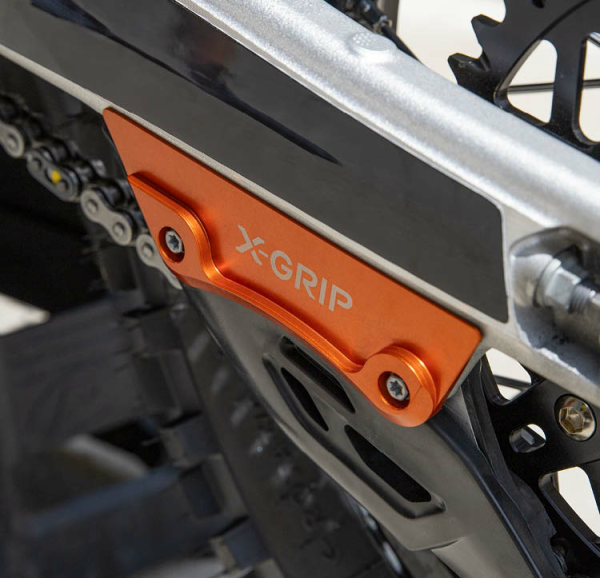 Alumínium láncvédő KTM/Husqvarna/Gas Gas 2024 TBI X-Grip fekete, 6, nordicamoto.ro
