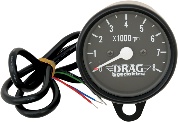 2.4(r) Mini Electronic 8000 Rpm Tachometer Black, 1, nordicamoto.ro