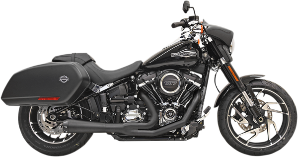 2-into-1 Road Rage Exhaust System Black, 1, nordicamoto.ro