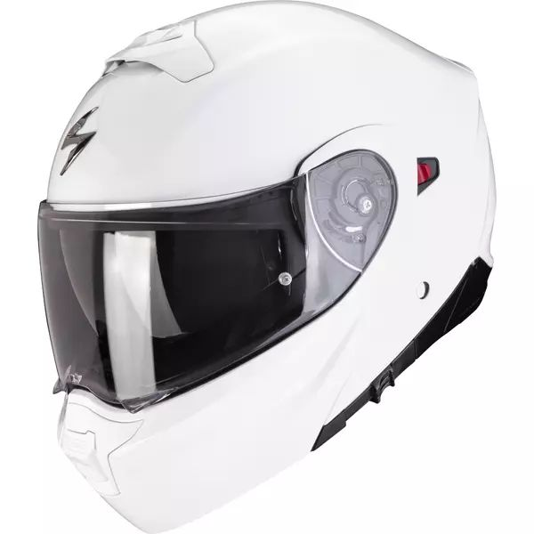 SCORPION EXO 930 EVO SOLID S felnyitható motorkerékpáros sisak, matt gyöngyházfekete, 2, nordicamoto.ro