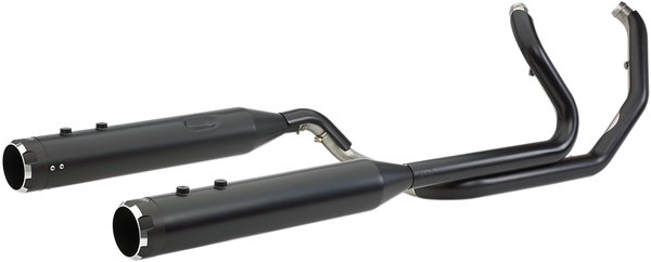 El Dorado Dual Exhaust System Black, 1, nordicamoto.ro