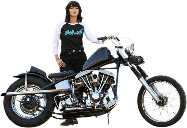Tricou Dama Bitweel 1985 Raglan Black XL, 3, nordicamoto.ro