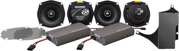 Road Glide Ultra 2 Amplifier 4 Speaker Xl Series Kit Black, Gray, 1, nordicamoto.ro
