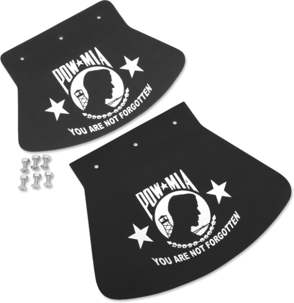Medium Mud Flap Black, White, 2, nordicamoto.ro