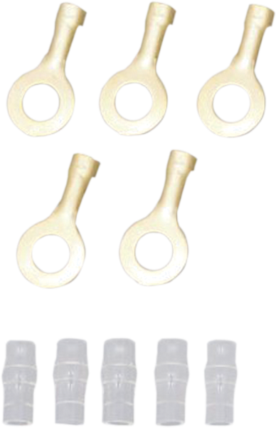 Eyelet Terminal Set Silver, 2, nordicamoto.ro