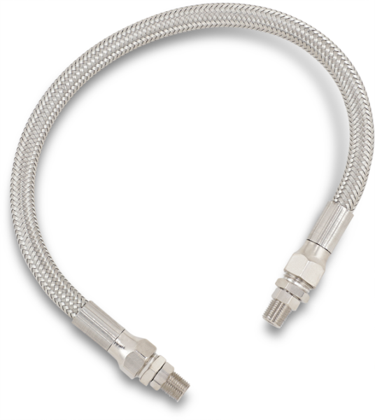 Universal Braided Oil Line Stainless Steel, 1, nordicamoto.ro