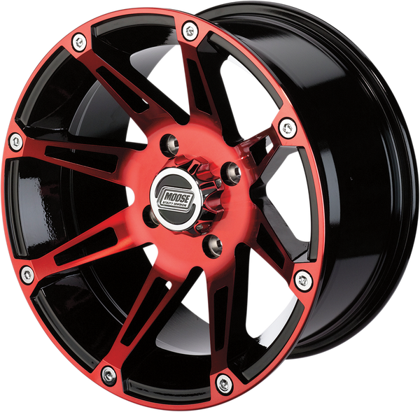 387x Wheel Black, Red 12 x 8, 1, nordicamoto.ro