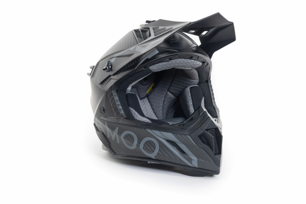 AMOQ Friction MIPS karbon sisak, fekete/szürke, M, 9, nordicamoto.ro