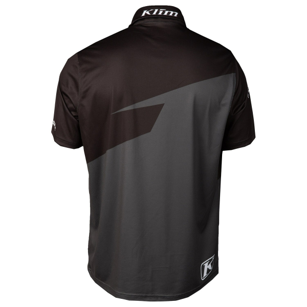 Tricou Klim Race Spec Polo Black - Asphalt, 6, nordicamoto.ro