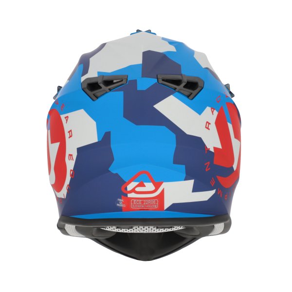 Acerbis Linear 22-06 sisak, kék/piros, M-es méret, 6, nordicamoto.ro