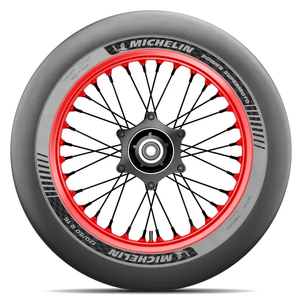 120/75-16,5-es Michelin Power SuperMoto Slick gumiabroncs, 14, nordicamoto.ro