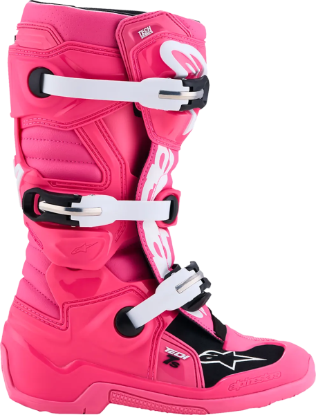Alpinestars Tech 7S gyermekcsizma, rózsaszín/fehér/fekete, 40,5-es méret, 7, nordicamoto.ro