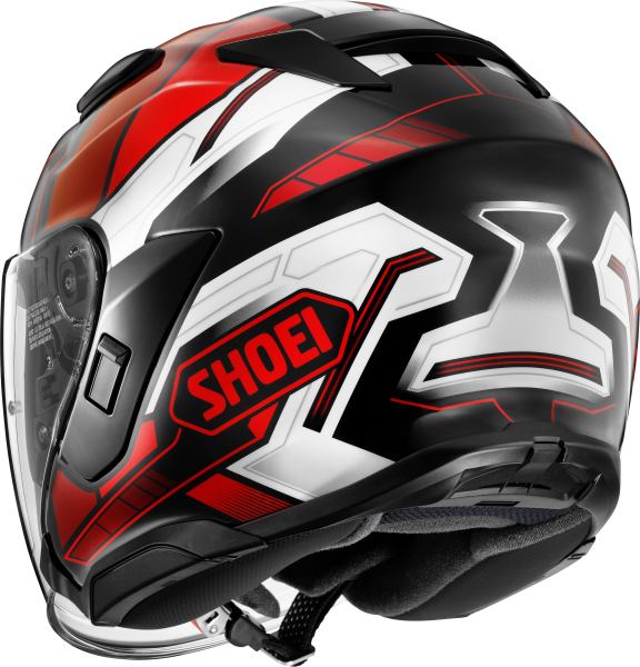 SHOEI J-CRUISE3 WHIZZY TC-1 fúvóka sisak, fekete/piros/fehér, M-es méret, 4, nordicamoto.ro