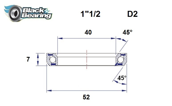 Headset Bearing, 1, nordicamoto.ro