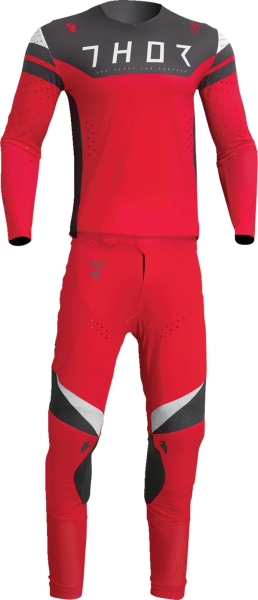 Tricou Thor Prime Rival Charcoal/Red XL, 2, nordicamoto.ro