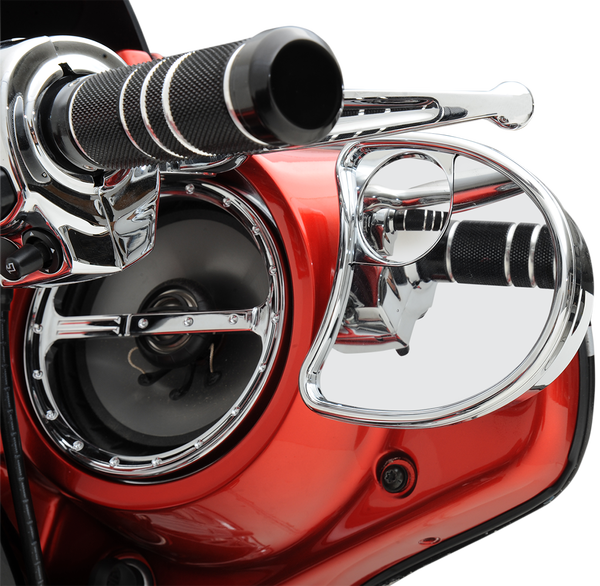 Fairing Mount Mirrors Silver, Chrome, 2, nordicamoto.ro