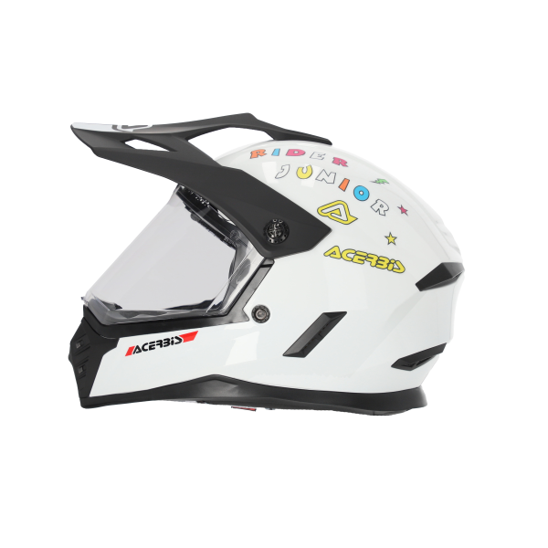 Acerbis Rider White S teljes arcú gyermek sisak, 3, nordicamoto.ro