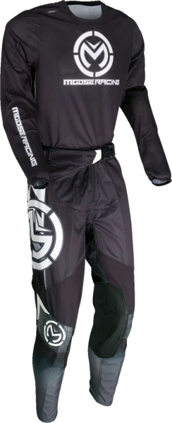 MOOSE RACING Sahara Jersey Black, White  L +, 6, nordicamoto.ro