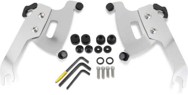 Bullet Fairing Trigger-lock Hardware Kit Silver, 1, nordicamoto.ro