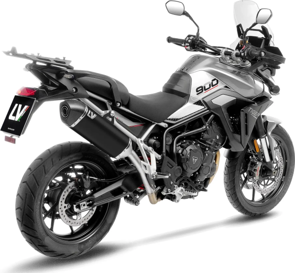 LeoVince LV-14 Black Edition Slip-On kipufogórendszer a Triumph Tiger 900-hoz, 3, nordicamoto.ro
