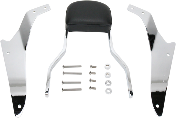 Square Sissy Bar Kit Chrome, 2, nordicamoto.ro